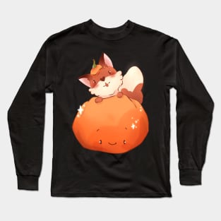 pumpkin and fox Long Sleeve T-Shirt